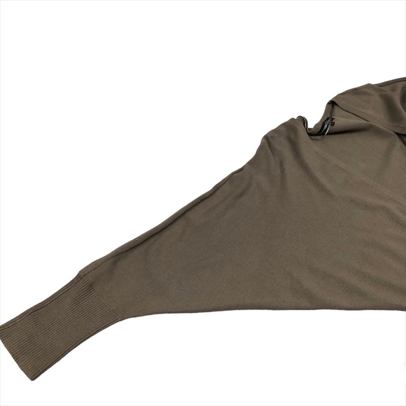 Bolero Sweater, Mocha Brown, Sz L - Picture 4 of 6